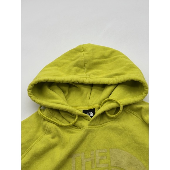 The North Face Womens Pullover Hoodie Sweatshirt Chartreuse Yellow Large - Picture 5 of 8